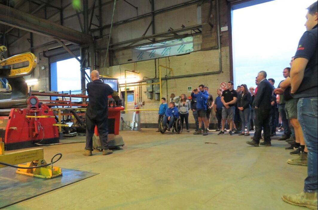 The Vale O' Lune Young Farmers' Club visit Fuel Proof's fuel tank manufacturing facility in Heysham, UK
