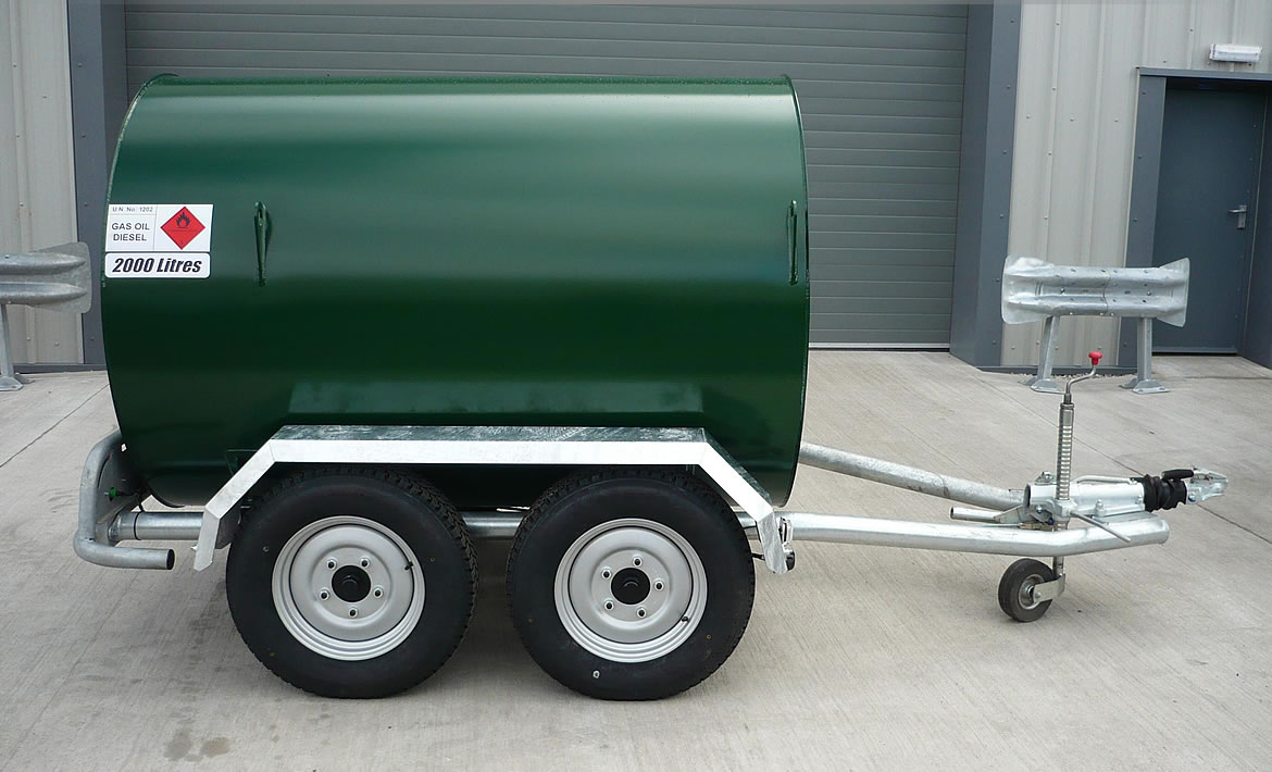 2,000 litre highway twin axle bowser