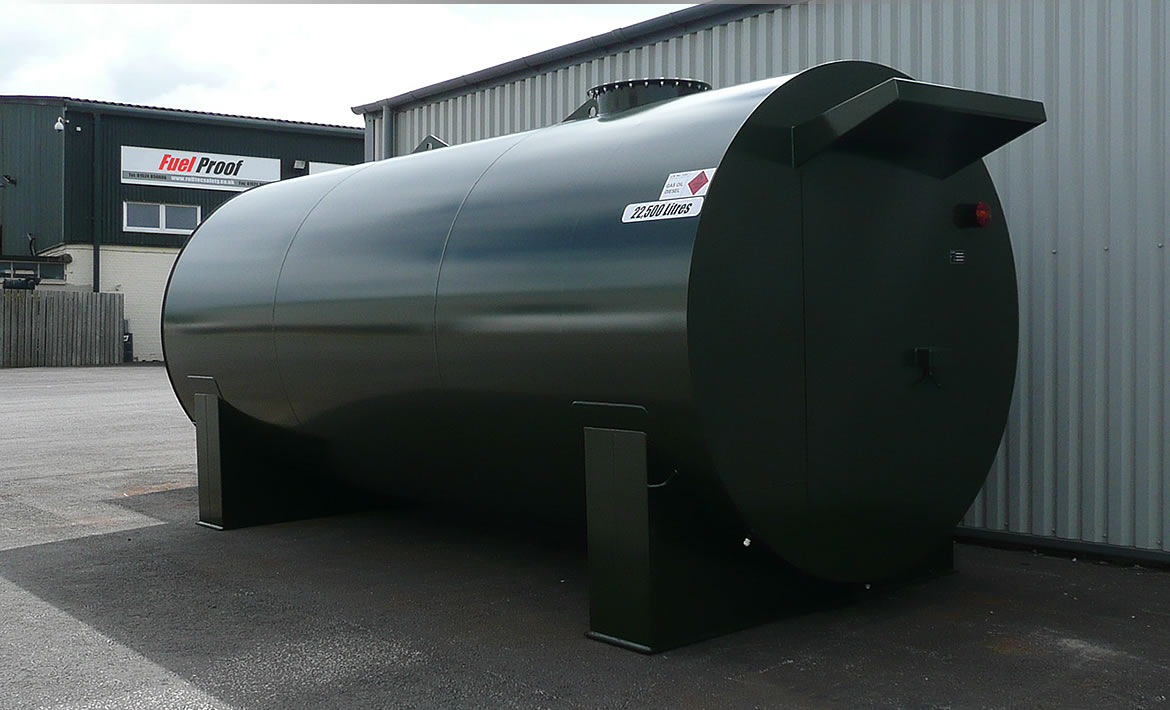 22,500 litre bulk horizontal tank