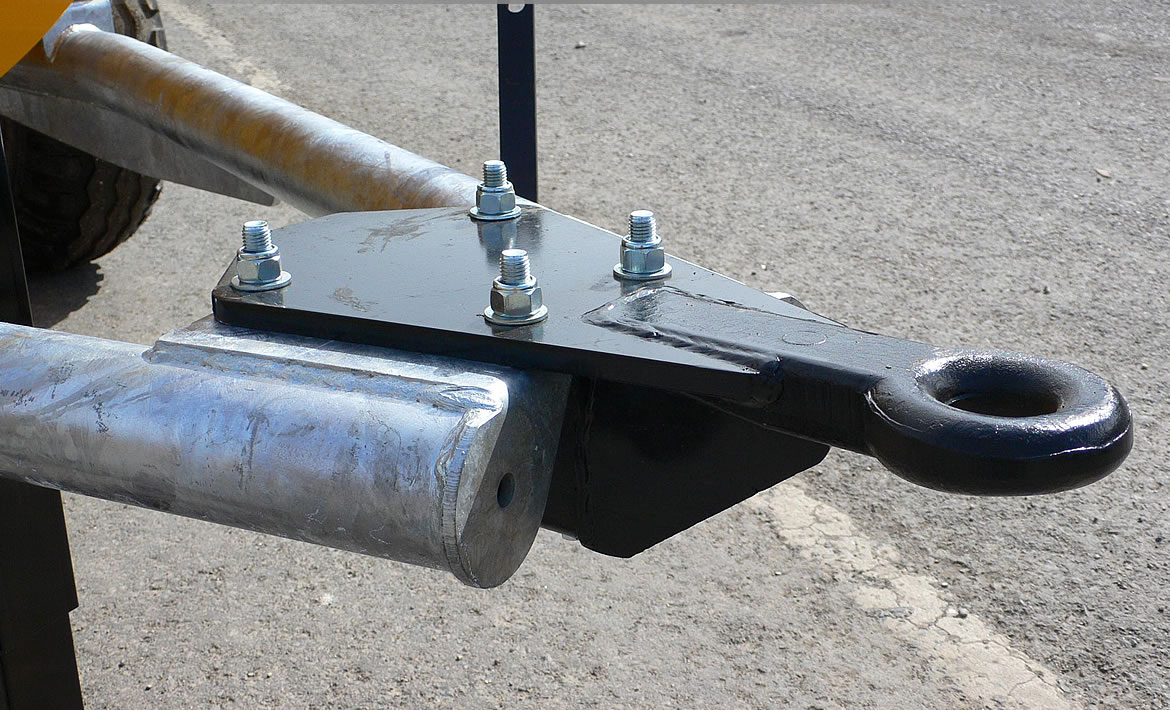 1,000 Litre Site Tow Bowser heavy duty towing hitch